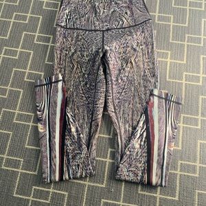 Lulu lemon cropped multi colored pants